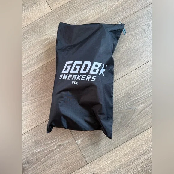 GOLDEN GOOSE Super Star Sabot Leather Glitter Shearling Lined Slip-On Sneaker - Picture 16 of 16